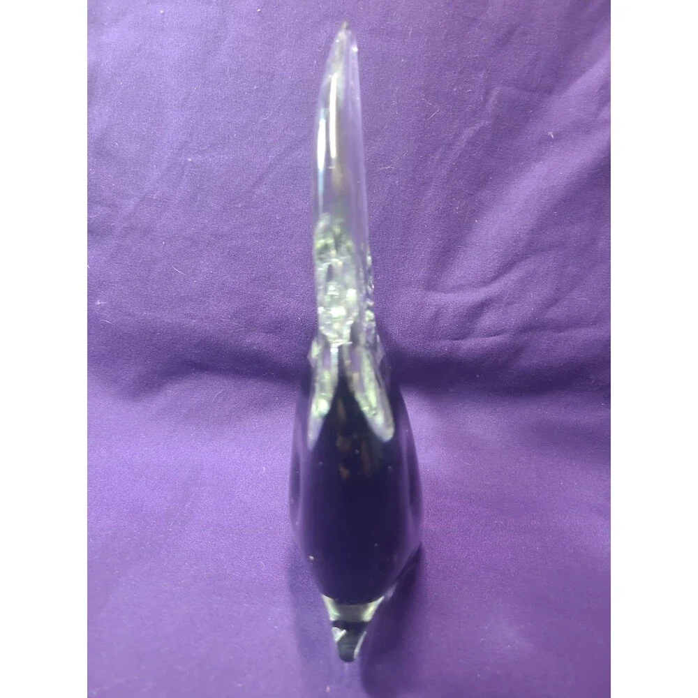 Murano STYLE  Angel Fish Blown Art Glass Colorful Paperweight